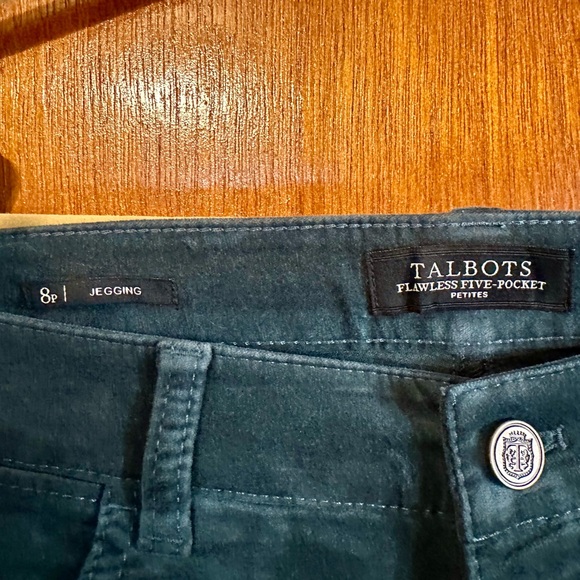Talbots Petite Velveteen Jeggings - Picture 4 of 4